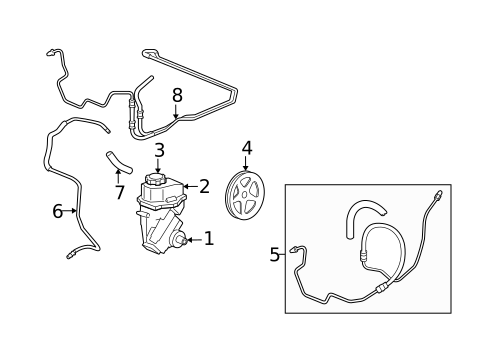 Pump & Hoses for 2007 Chevrolet Monte Carlo #0
