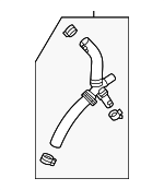 12673707 - : Thermostat Bypass Hose for Buick: Encore GX | Chevrolet: Trailblazer Image