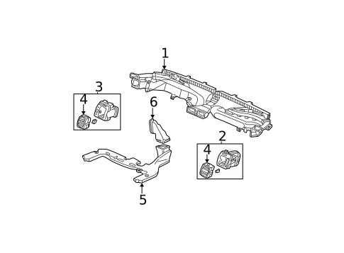 Ducts for 2003 Honda CR-V #0