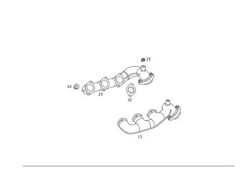 Exhaust Manifold for 2002 Mercedes-Benz SLK320 #0