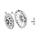 6036460AA - Clutch: Hex Flange Head Bolt, Mounting for Mopar Image