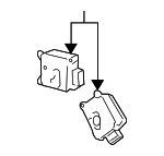1573666 - HVAC: ACDelcoâ„¢ Actuator for Buick: Enclave | Chevrolet: Traverse | GMC: Acadia | Saturn: Outlook Image