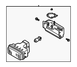 261500W025 - Electrical: Fog Lamp Assembly for Nissan Image