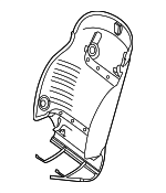 23191005398R04 - Body: Seat Back Panel for Mercedes-Benz Image