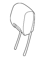 23197002508Q59 - Body: Headrest for Mercedes-Benz Image