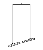 7555160110 - Body: Front Molding for Lexus: LX570 Image