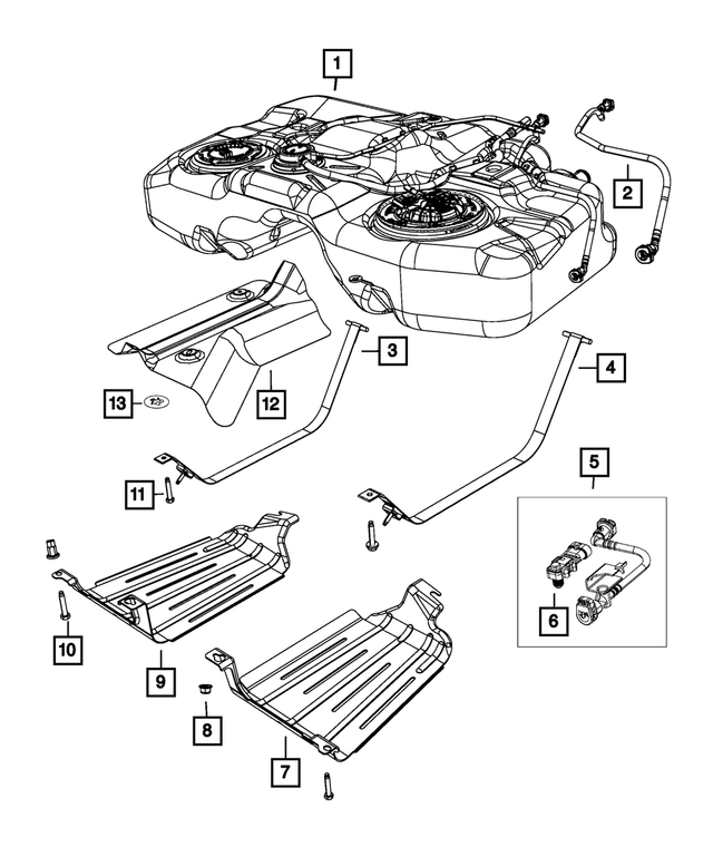5147139AD - Fuel: Fuel Tank for Mopar Image