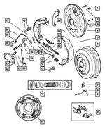 4856718AB - : Brake Backing Plate, Right for Mopar Image