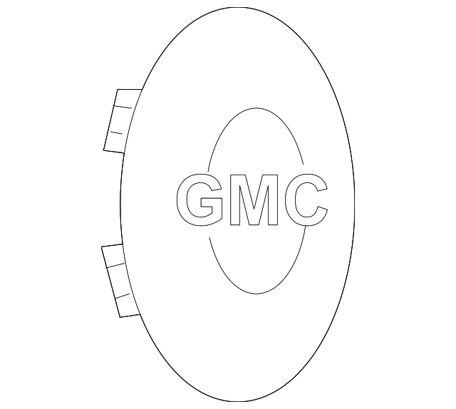 2005-2018 GM Button Style Center Cap with Bowtie Logo 20941991 GM ...