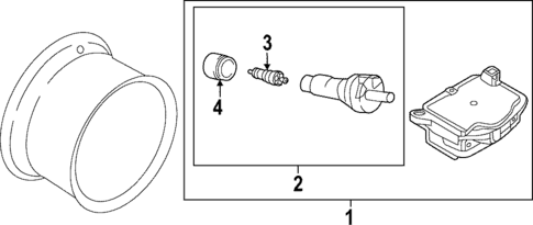 Tire Pressure Monitor Components for 2025 INFINITI QX60 #0
