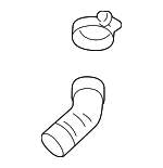 5Q0145828 - Cooling System: Rear Pipe for Audi Image