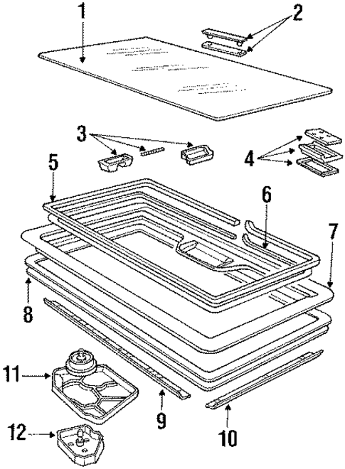 Sunroof for 1986 Ford Bronco II #0