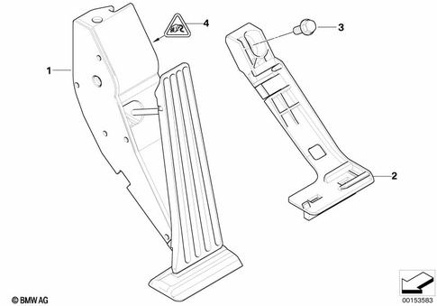 Accelerator Pedal Module for 2001 BMW 740i #0