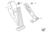 35426786281 - Pedals: Accelerator Pedal Module for BMW Image