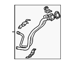 310303X500 - Fuel System: Filler Pipe for Hyundai: Elantra Image