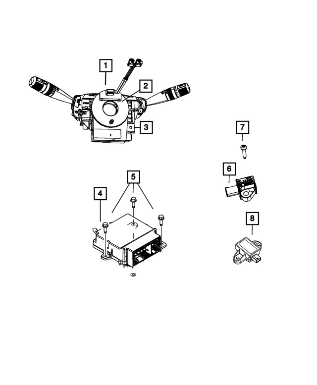 68192188AA - Restraints: Retainer Spring for Mopar Image