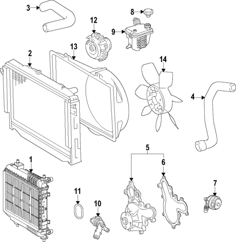 Hoses & Lines for 2023 Toyota Sequoia #2