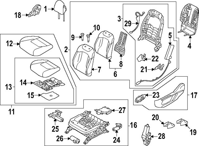 88160P1520D51 - : Cushion Cover for Kia Image