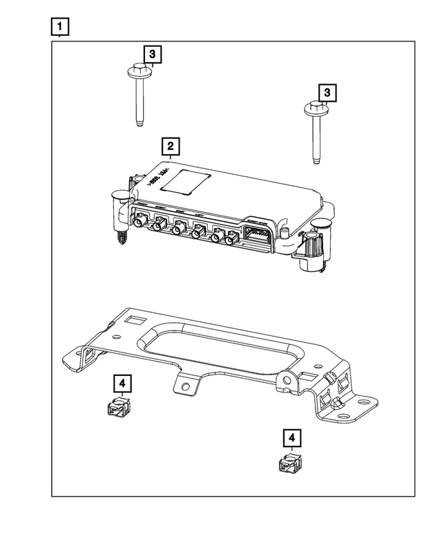 4672644AJ - Electrical: Camera Processor Module for Mopar Image image