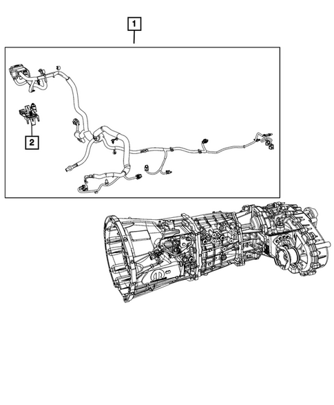 Wiring, Powertrain for 2023 Jeep Gladiator #1