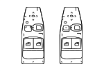 61316809279 - Body: Window Switch for BMW Image