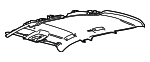 LJ7Z7851916AB - Body: Headliner for Lincoln: Corsair Image