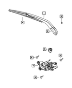 6101466 - Electrical: Hex Flange Lock Nut for Mopar Image