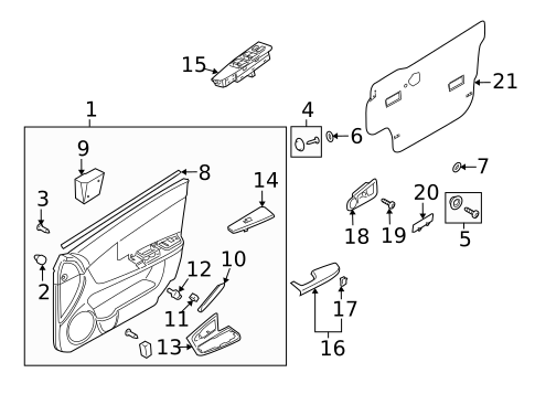 Switches, Solenoids & Actuators for 2009 Kia Spectra #0
