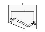 254141D400 - Cooling System: Upper Hose for Kia Image