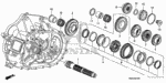 23221R87010 - Transmission - Manual: COUNTERSHAFT for Honda Image