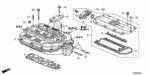 17140RK1A01 - Engine: COVER, IN. MANIFOLD (UPPER) for Acura Image
