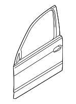 41518216818 - : Door Shell for BMW: 525i, 528i, 530i, 540i, M5 Image