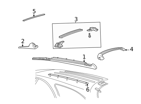 Luggage Carrier for 2005 Ford Taurus #0