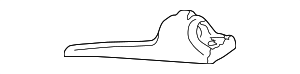 1F1Z74551A03AAA - Body: Roof Luggage Carrier Side Rail Cap for Ford Image