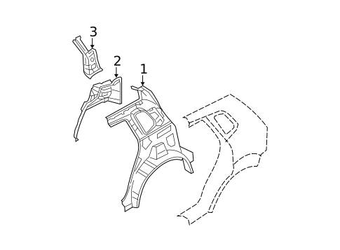 Inner Structure for 2009 Hyundai Tucson #0