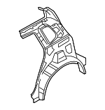 716502E010 - Body: Inner Quarter Panel for Hyundai: Tucson Image