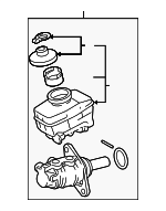 4702830030 - Body: Master Cylinder for Lexus: GS300, GS350, GS430, IS F, IS250, IS350 Image