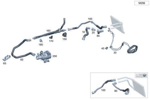 Heating Water Line for 2025 Mercedes-Benz CLE450 #0