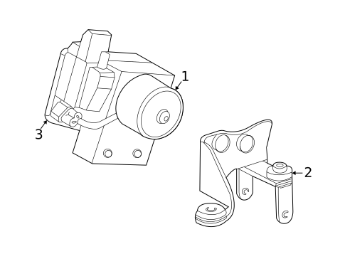 ABS Components for 2004 Mercury Marauder #0