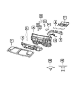 5028908AD - Interior Trim: Dash Panel Silencer for Jeep: Patriot Image