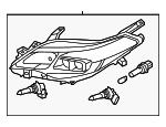 8111007122 - : 2016-2018 Toyota Avalon - Headlamp Assembly Right for Toyota: Avalon Image