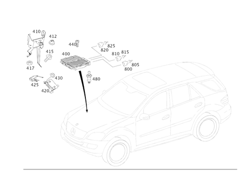 Engine Control Module for 2009 Mercedes-Benz ML320 #0