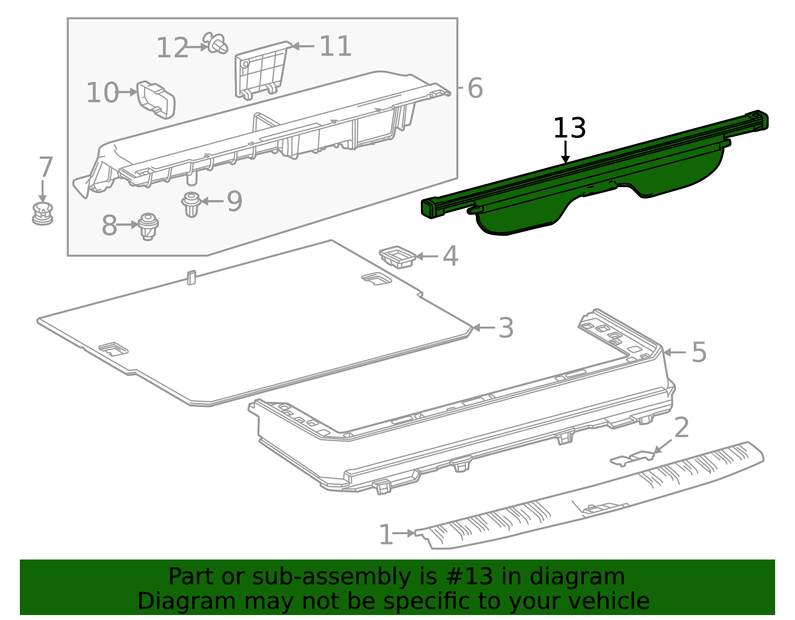 2024-2025 Toyota Land Cruiser Tonneau Cover 64910-60290 | Toyota