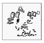 25832689 - Body: Seat Assembly for Hummer: H3, H3T Image