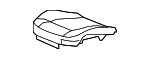 10388139 - Body: Seat Cushion Pad for Hummer: H3, H3T Image