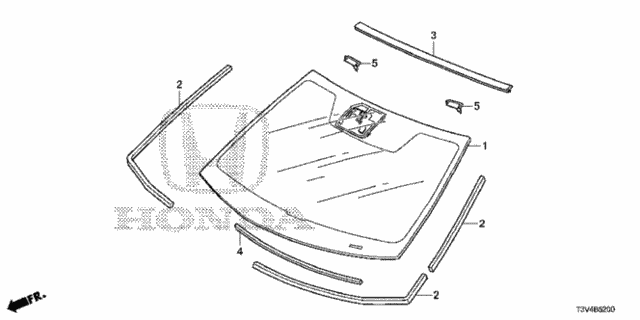 Front Windshield for 2014 Honda Accord #0