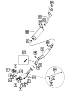68357411AA - Exhaust: Particulate Tube Clamp for Jeep: Grand Cherokee | Ram: 1500, 1500 Classic Image