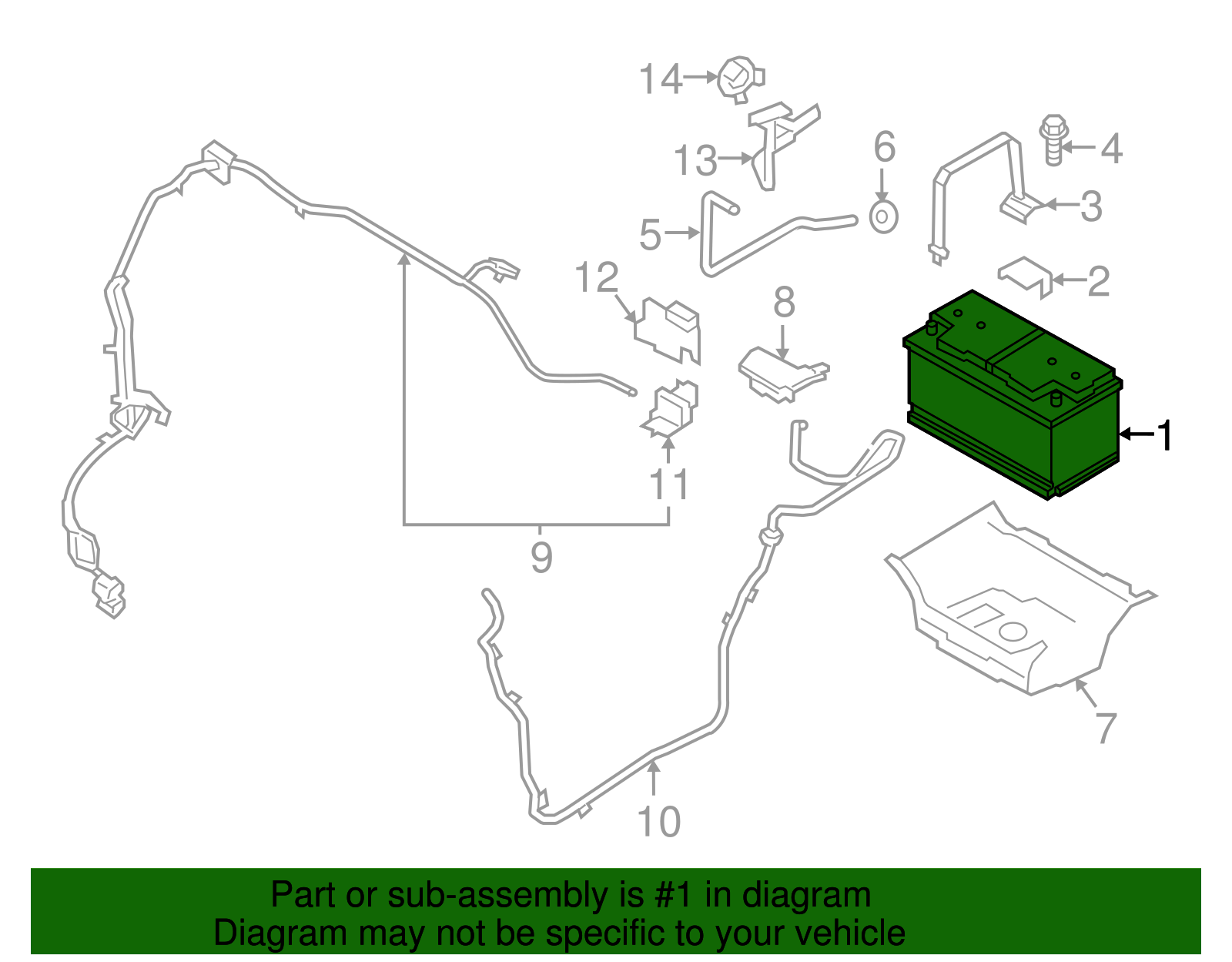 Vehicle Battery - Porsche (9A7-915-089)
