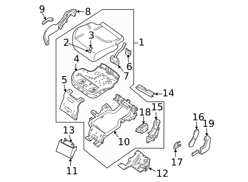 Second Row Seats for 2009 Nissan Pathfinder #4