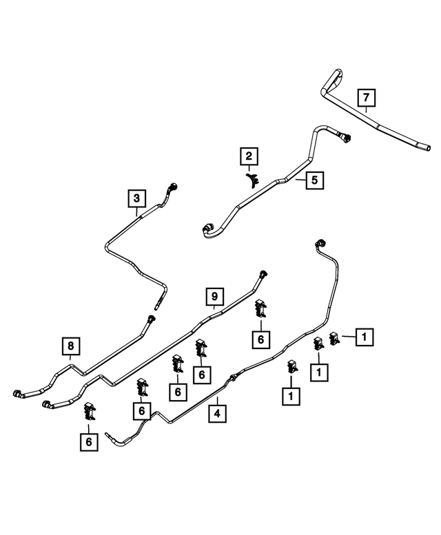 55398638AC - Fuel: Fuel Supply Tube for Mopar Image image